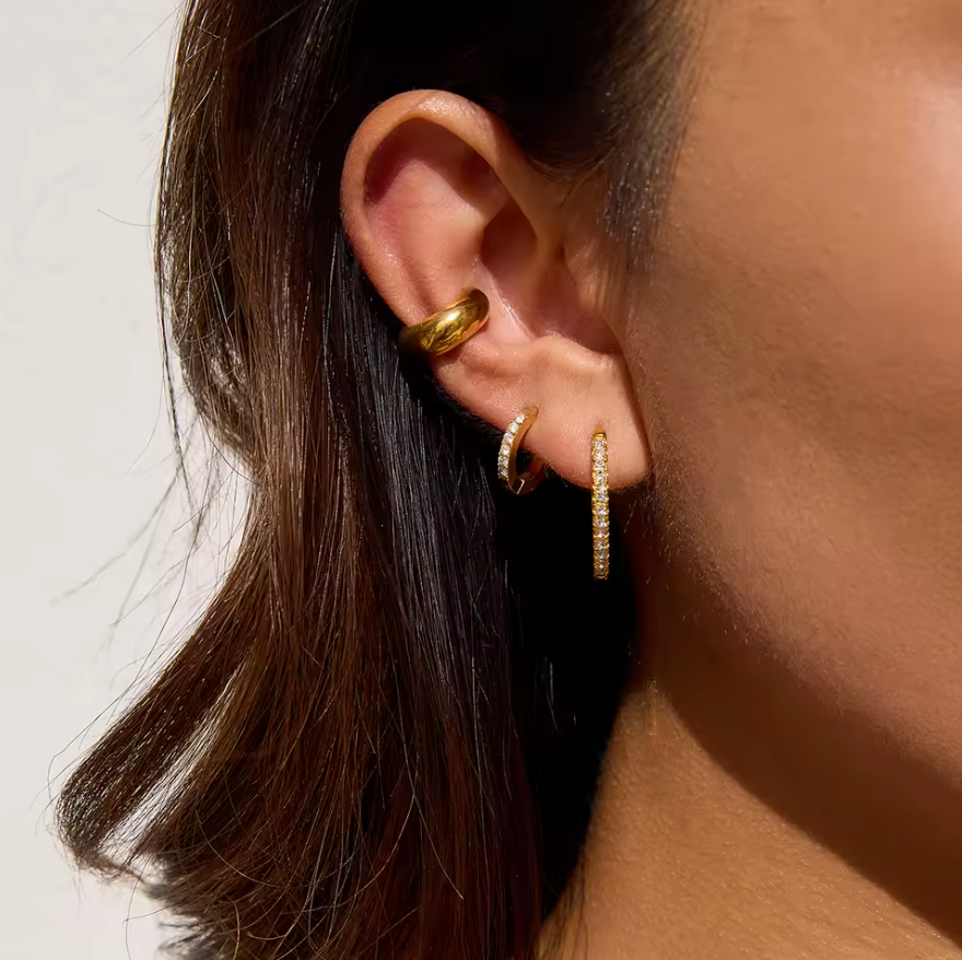Facet Slim Ear Cuff