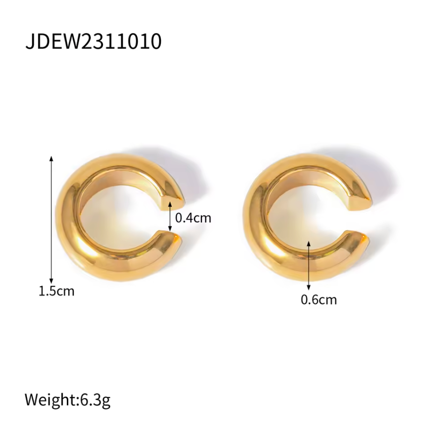Facet Slim Ear Cuff